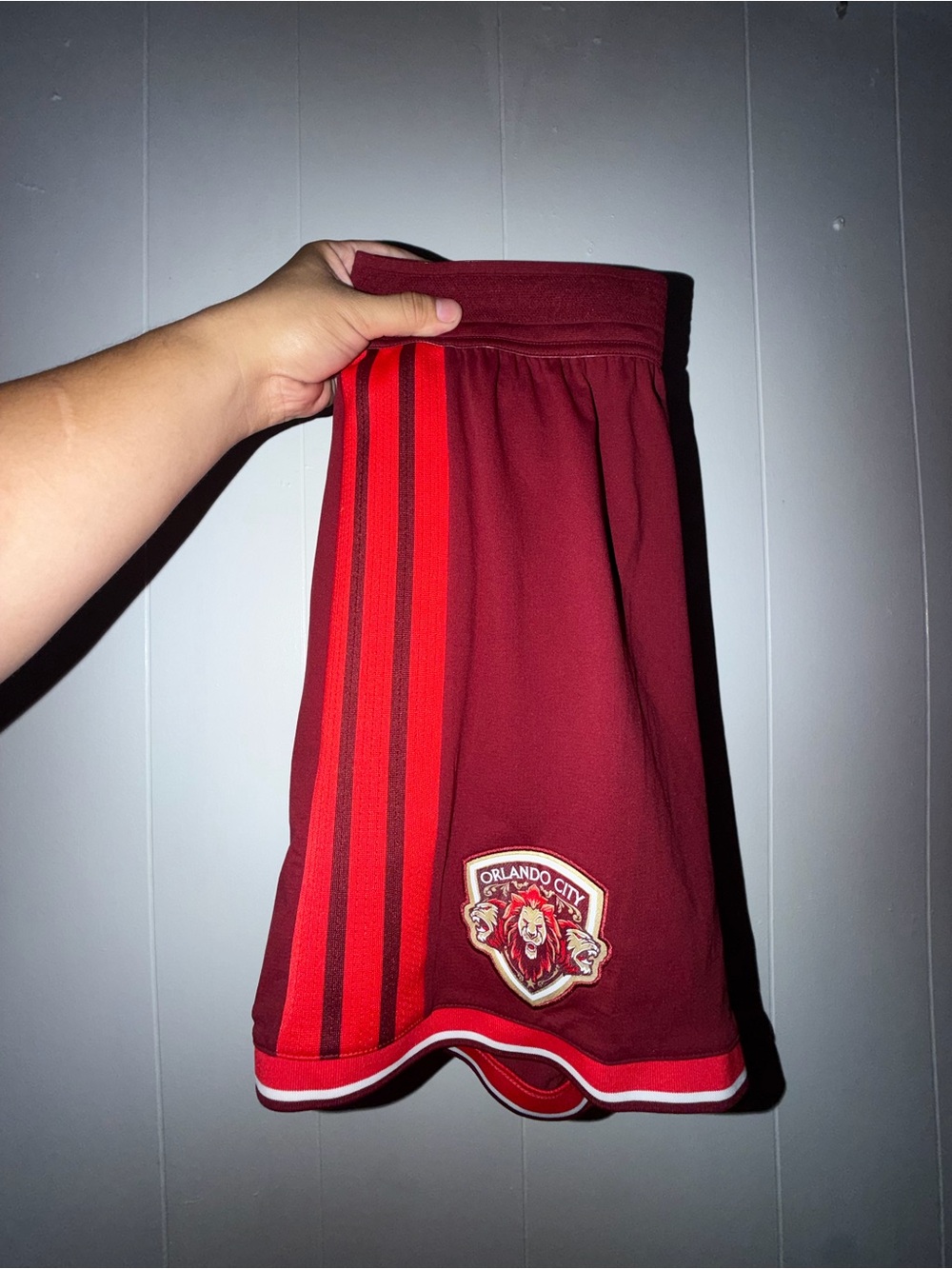 Men Adidas Orlando City shorts 26/27’ Size Medium